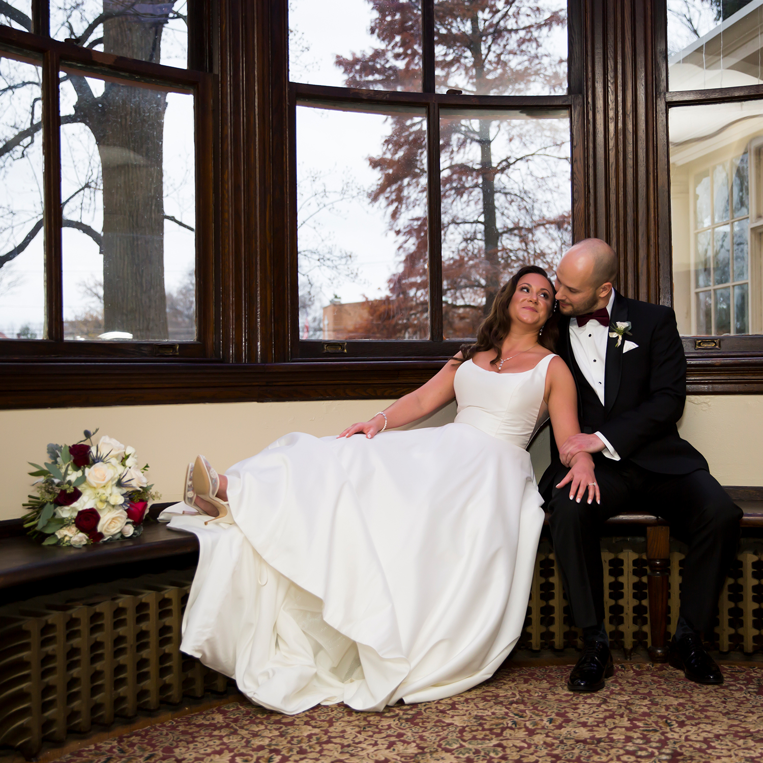 Collingswood Grand Ballroom Wedding Photographer: Justine and Alex