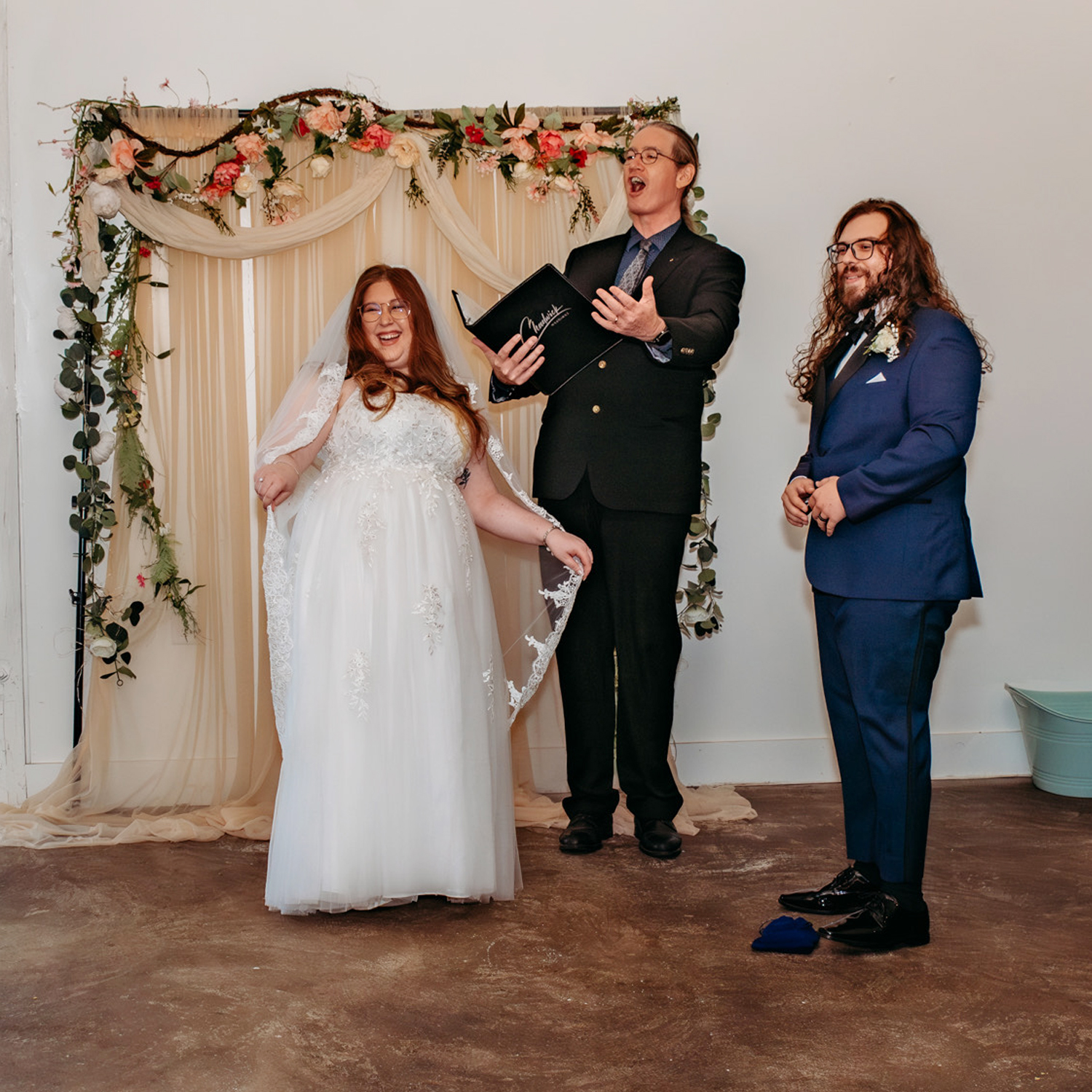 Fabulous Flower Farm Wedding Officiant: Amanda and Zachary